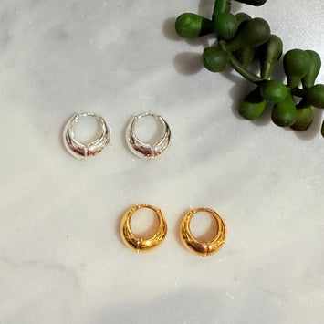 Classic hoop earrings