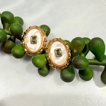 Shell hoop earrings