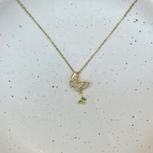 Double butterfly necklace