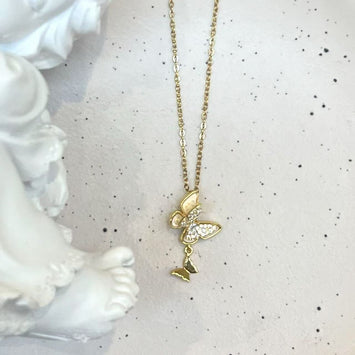 Double butterfly necklace