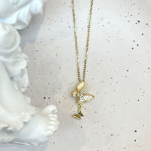 Double butterfly necklace