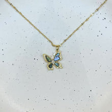Shell butterfly necklace