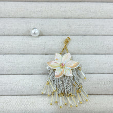 Hanging flower earrings