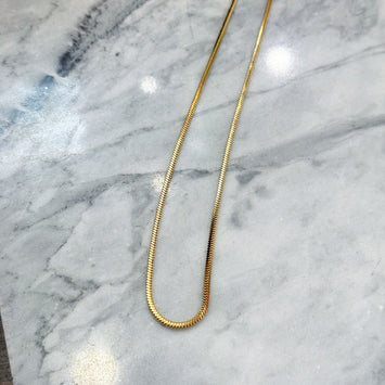 Golden snake necklace
