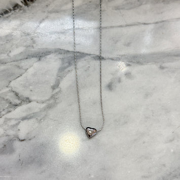 Sliver heart necklace