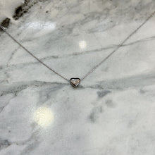 Sliver heart necklace