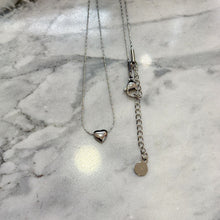 Sliver heart necklace