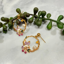 Spring loop earrings