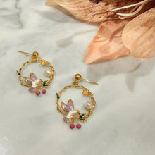 Spring loop earrings