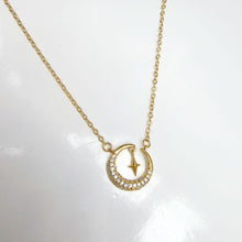 Moon & Star Dainty Necklace