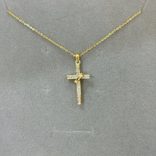 Thin cross necklace