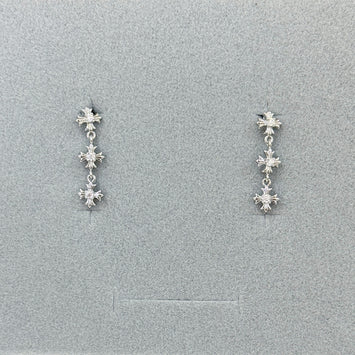 Hanging stars earrings