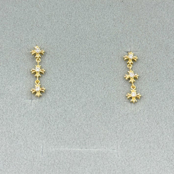 Hanging stars earrings