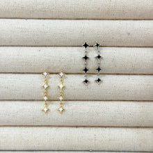 Hanging stars earrings