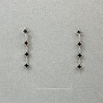 Hanging stars earrings