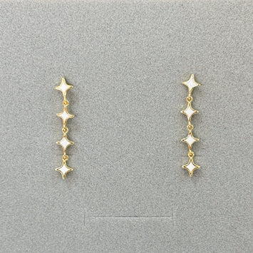 Hanging stars earrings