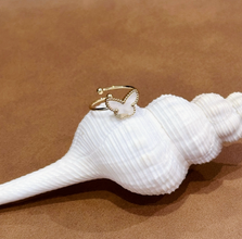 Shell butterfly ring