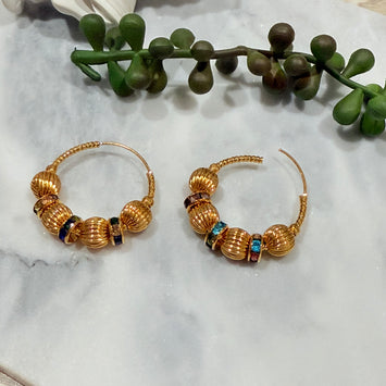 Vintage hoop earrings