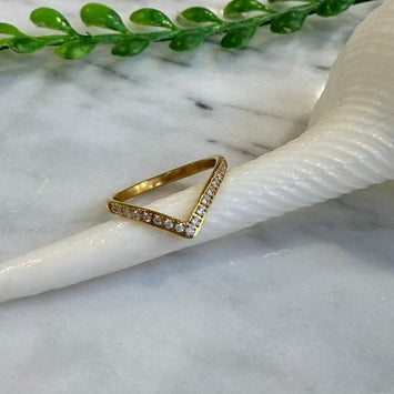 Waterproof Dainty Shine Ring