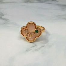 Blossom Butterfly Shell Ring