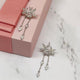 Sparkly Twin Star Drop Earrings