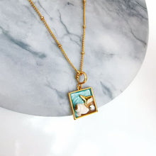 Beach Vibe Square Necklace