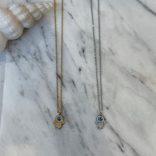 Waterproof Evil Eye Hand Necklace