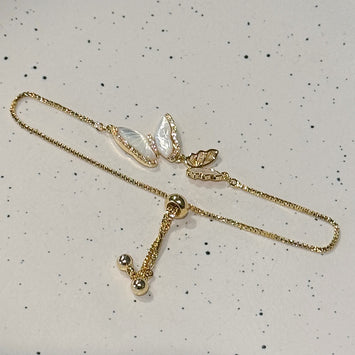 Double butterfly bracelet