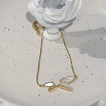 Double butterfly bracelet