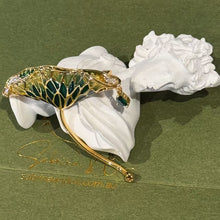 Lotus leaf brooch