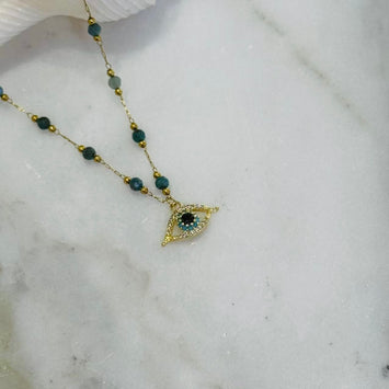 Evil eye necklace