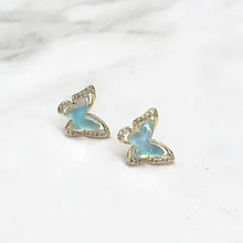 Blue Butterfly Earrings