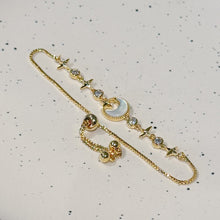 Shell moon bracelet