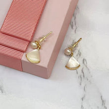 Triangular Shell Earrings