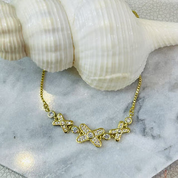 Triple cross bracelet