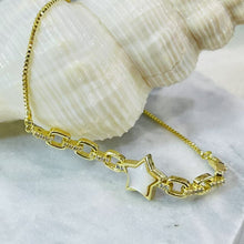 Shell star bracelet