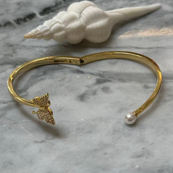 Sparkle Butterfly Bangle
