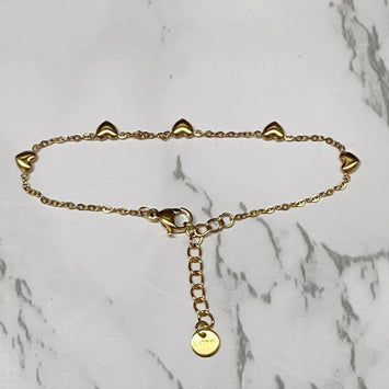 Heart Charms Bracelet