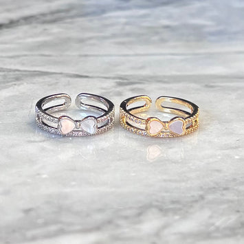 Shell butterfly ring