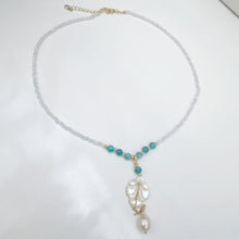Pearl Leaf Necklace