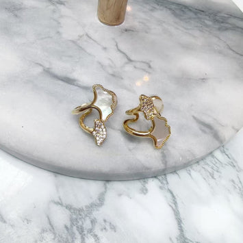 Wavy Shell Earrings
