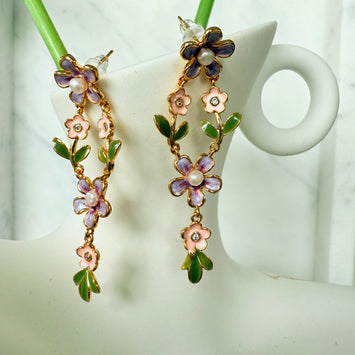 Flower earrings