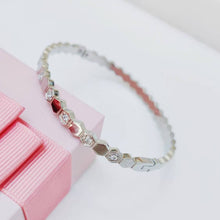 Stainless Steel Mini Mosaic Bangle