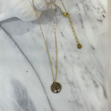 Stainless Steel Tree Pendant Necklace