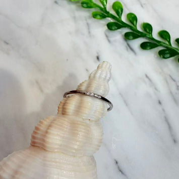 Stainless Steel Sparkle Rings