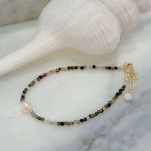Tourmaline pearl bracelet