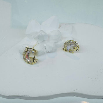 Moon earrings