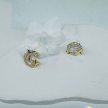 Moon earrings