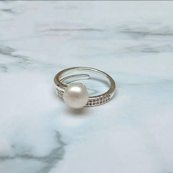 Sparkle Band & Pearl Ring