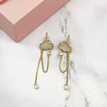 Sparkle Cloud Drop Earrings